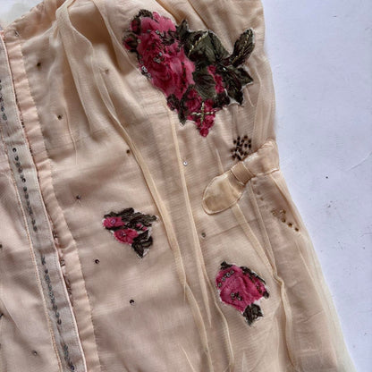 Y2K Charlotte Russe Corset Top (L)