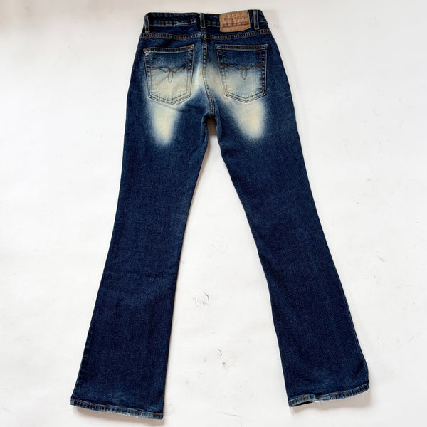Y2K Airbrush Jeans (XS)