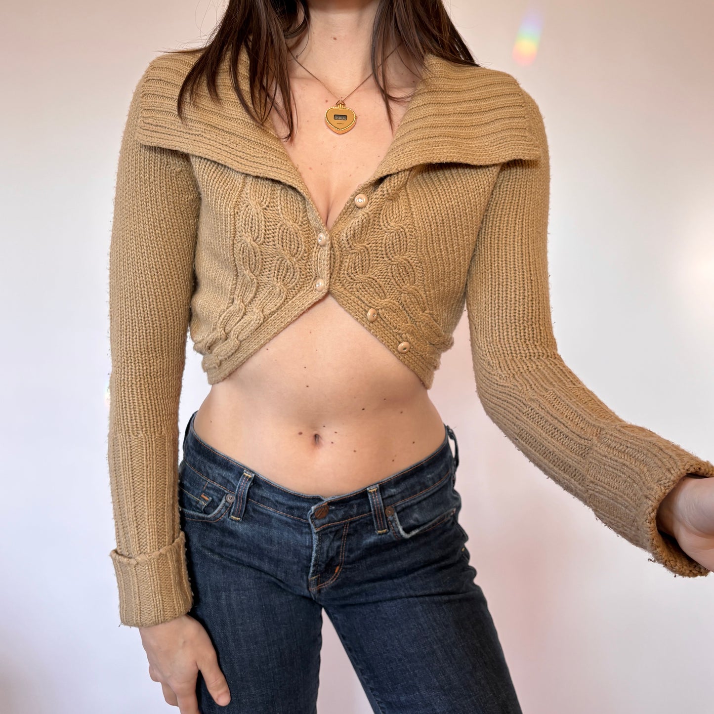 Y2K Cropped Sweater (XS/S)