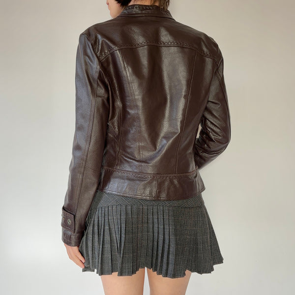 2000s Leather Jacket (S)