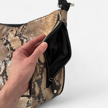 Snakeskin Leather Purse