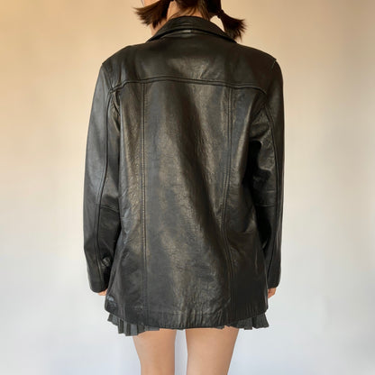 90s Leather Jacket (L)