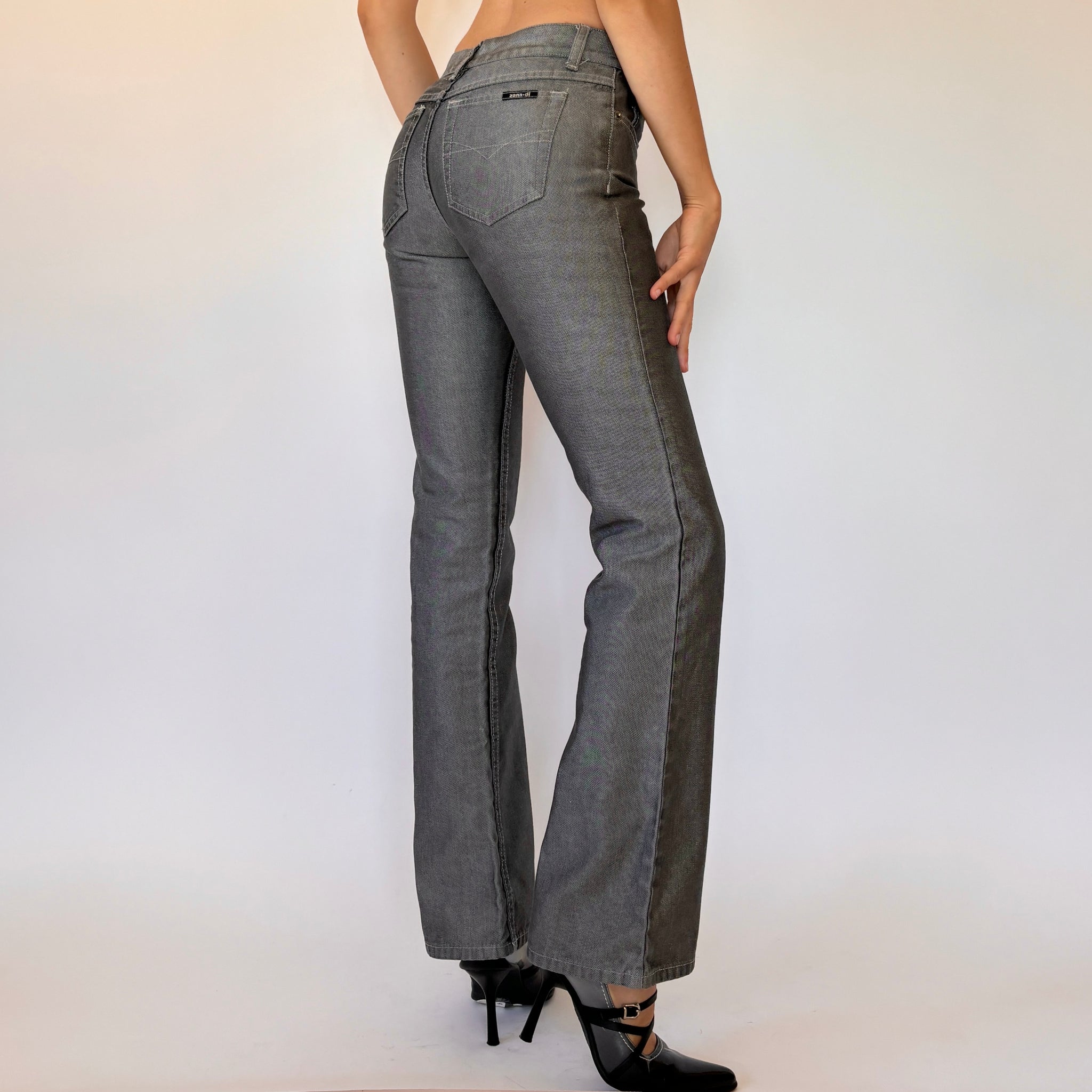 Zana Di Y2K Silver Flares (XXS)