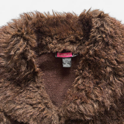 Y2K Furry Zip Up (M)