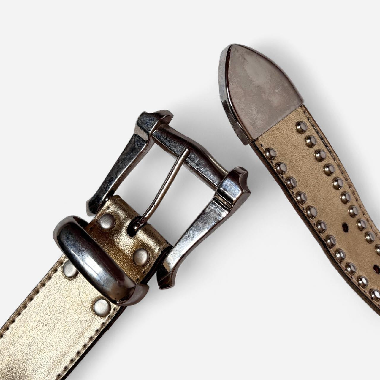 Vintage Gold Studded Belt