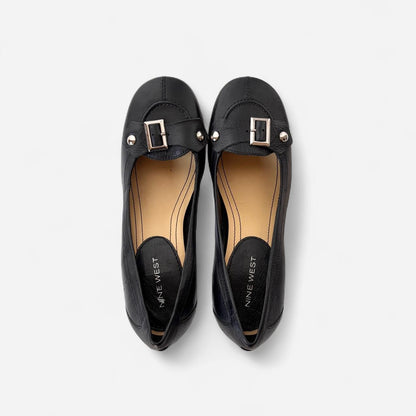 Y2K Nine West Leather Kitten Heels (7.5)