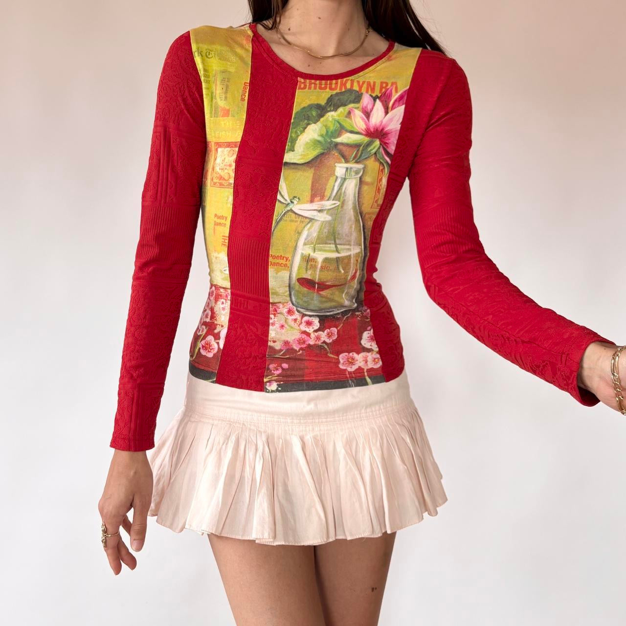 French Y2K Still Life Top (XS/S)