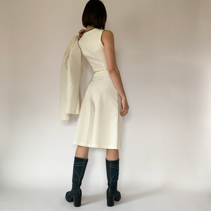 Vintage 1970s Three-Piece Suit (XXS)