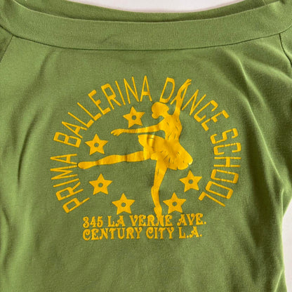 Y2K Off Shoulder Ballet Top (M)