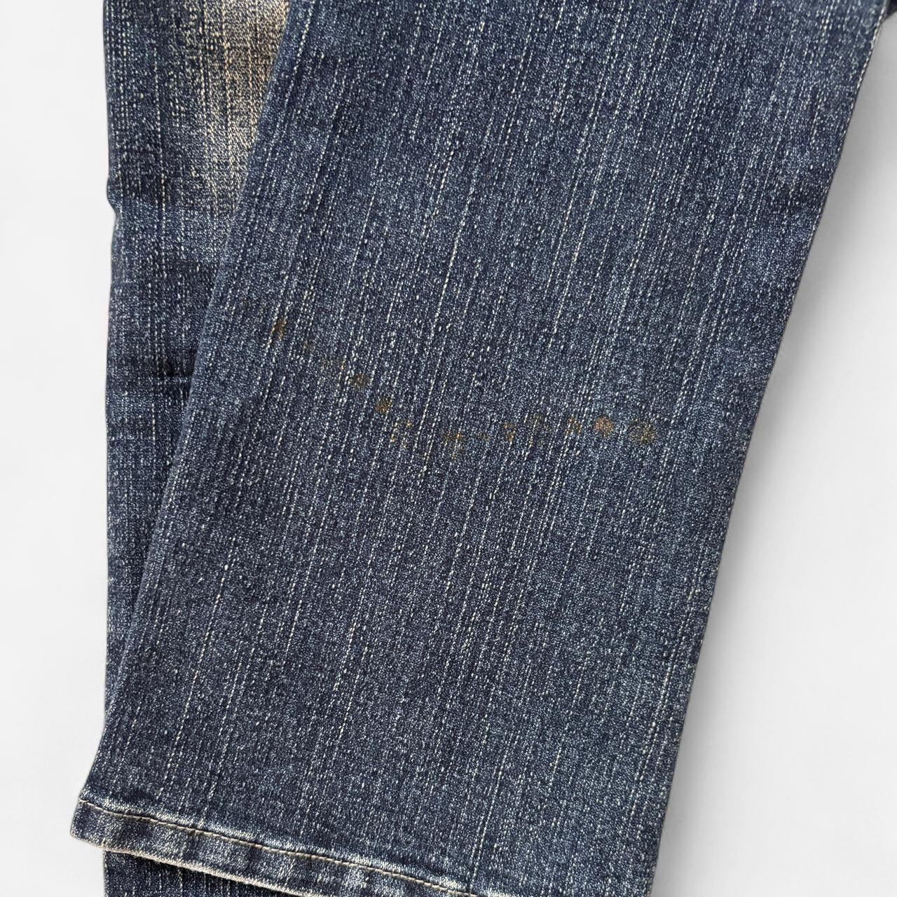 Y2K Low Rise Studded Bootcut Jeans (XXS)