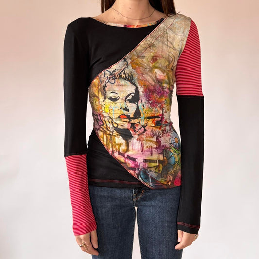 Y2K Paul Brial Graphic Top (M)