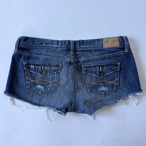 Y2K Abercrombie & Fitch Micro Shorts (XS)