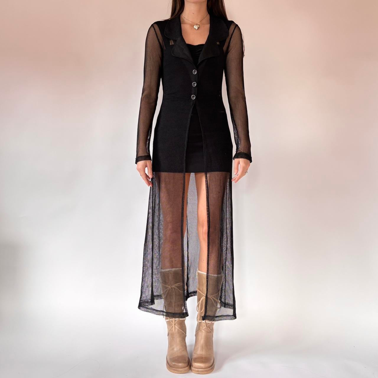 90s Mesh Duster Cardigan (S/M)