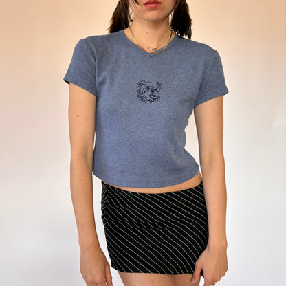 90s Bulldog Baby Tee (S)