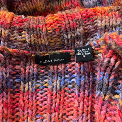 Y2K Chunky Knit Duster Cardigan (S)