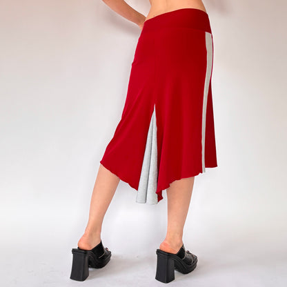 Y2K Sporty Spice Midi Skirt (S)