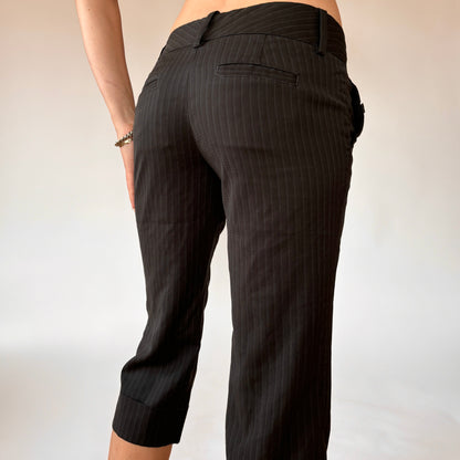 2000s Pinstripe Capris (XS)