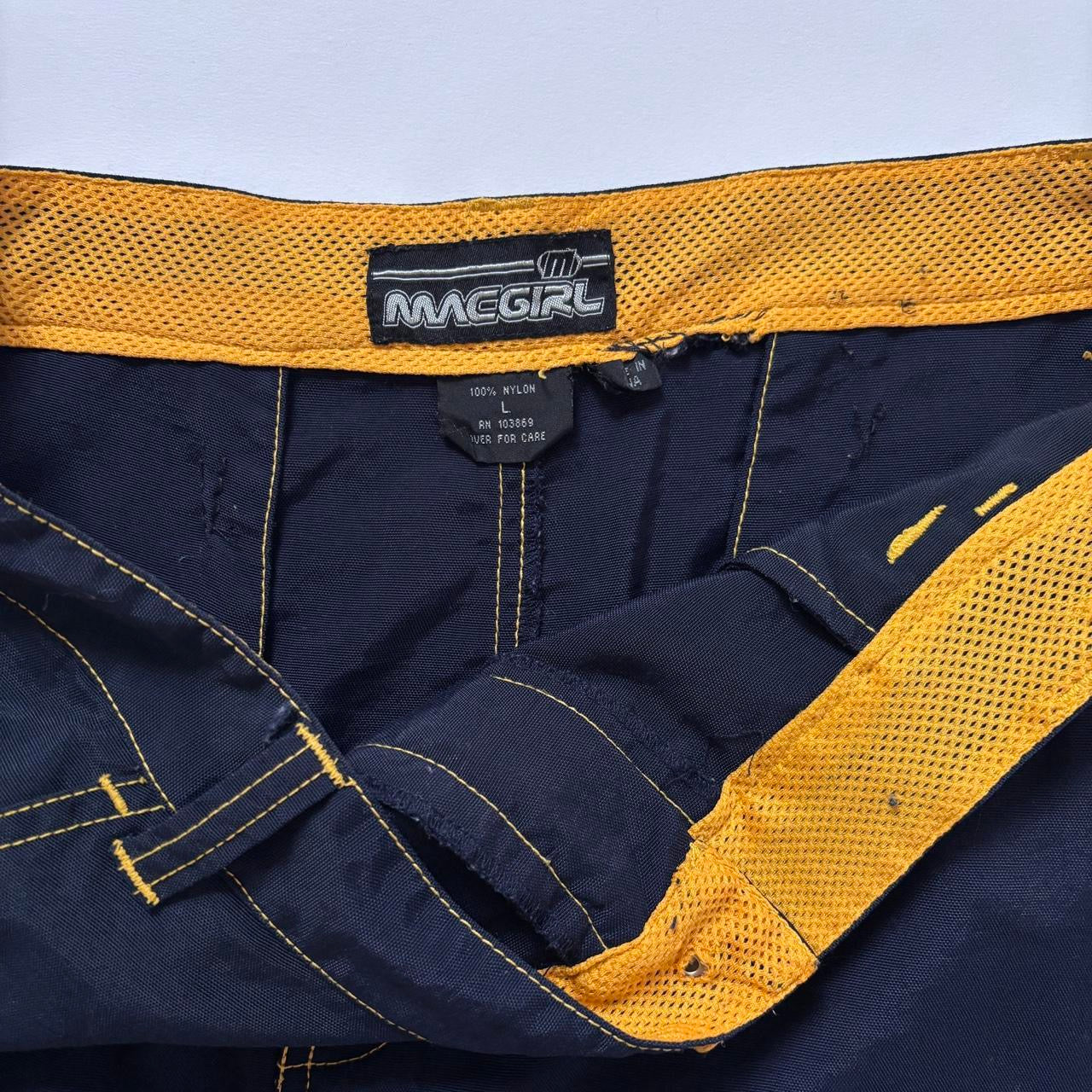 90s Utility Cargo Maxi Skirt (M/L)