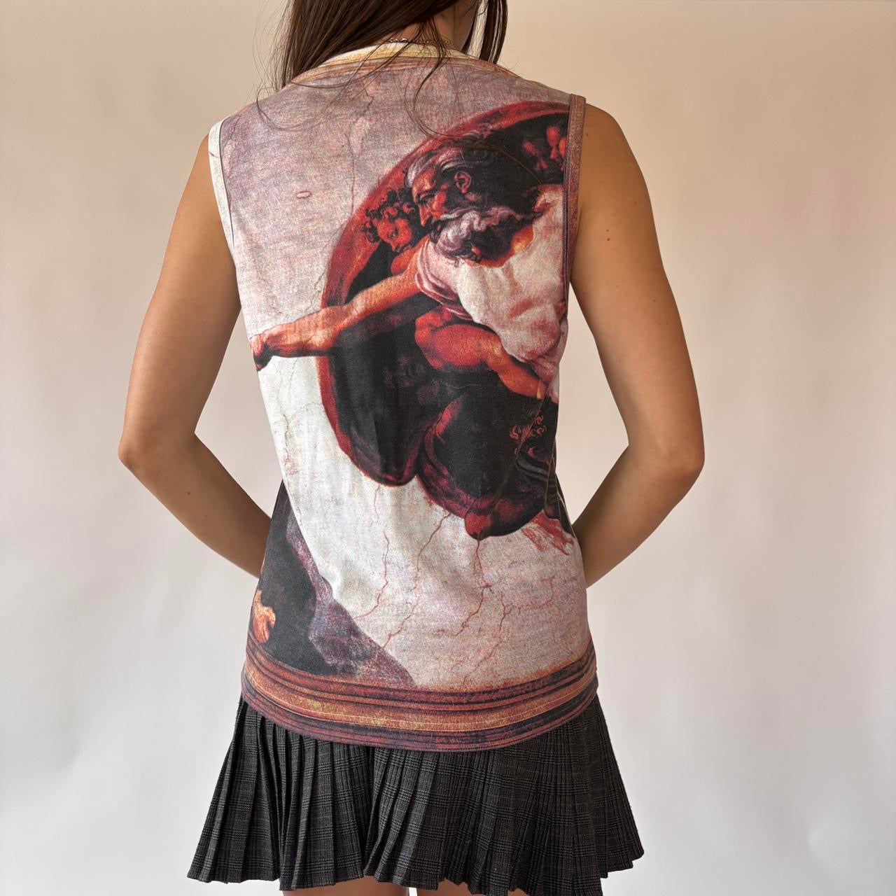 00s Renaissance Graphic Top (M)