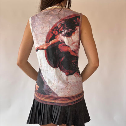 00s Renaissance Graphic Top (M)