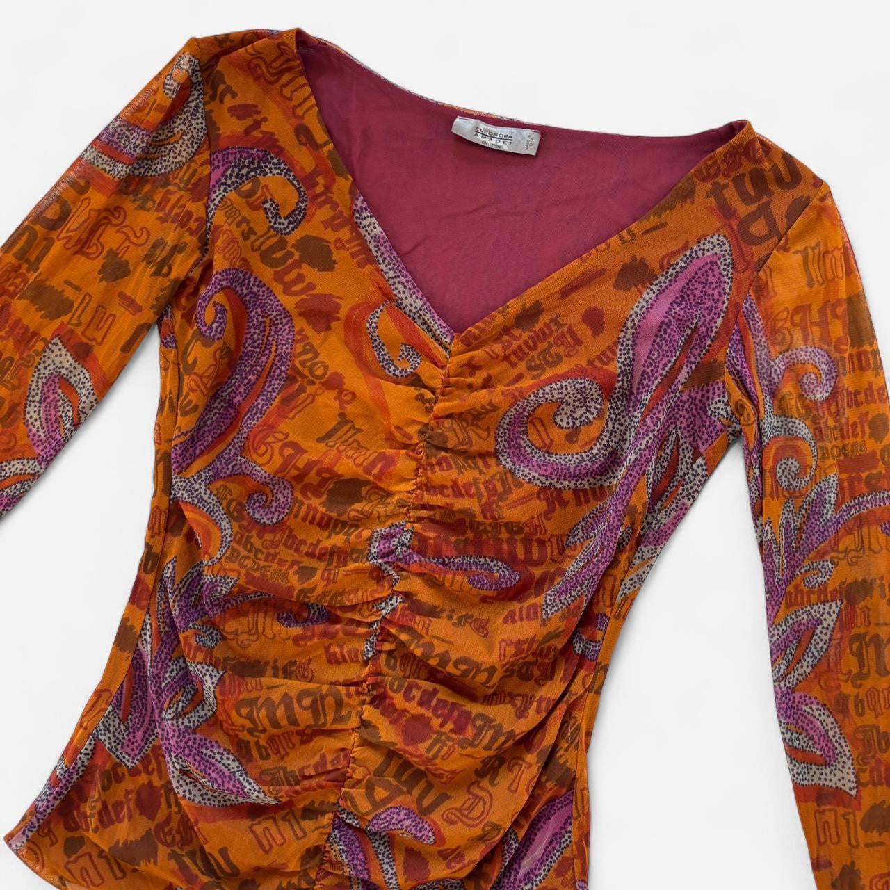 Italian Y2K Mesh Top (L)