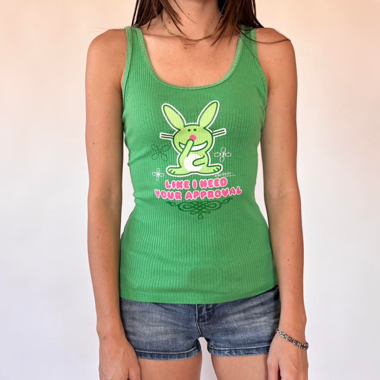 Y2K Happy Bunny Tank (M/L)