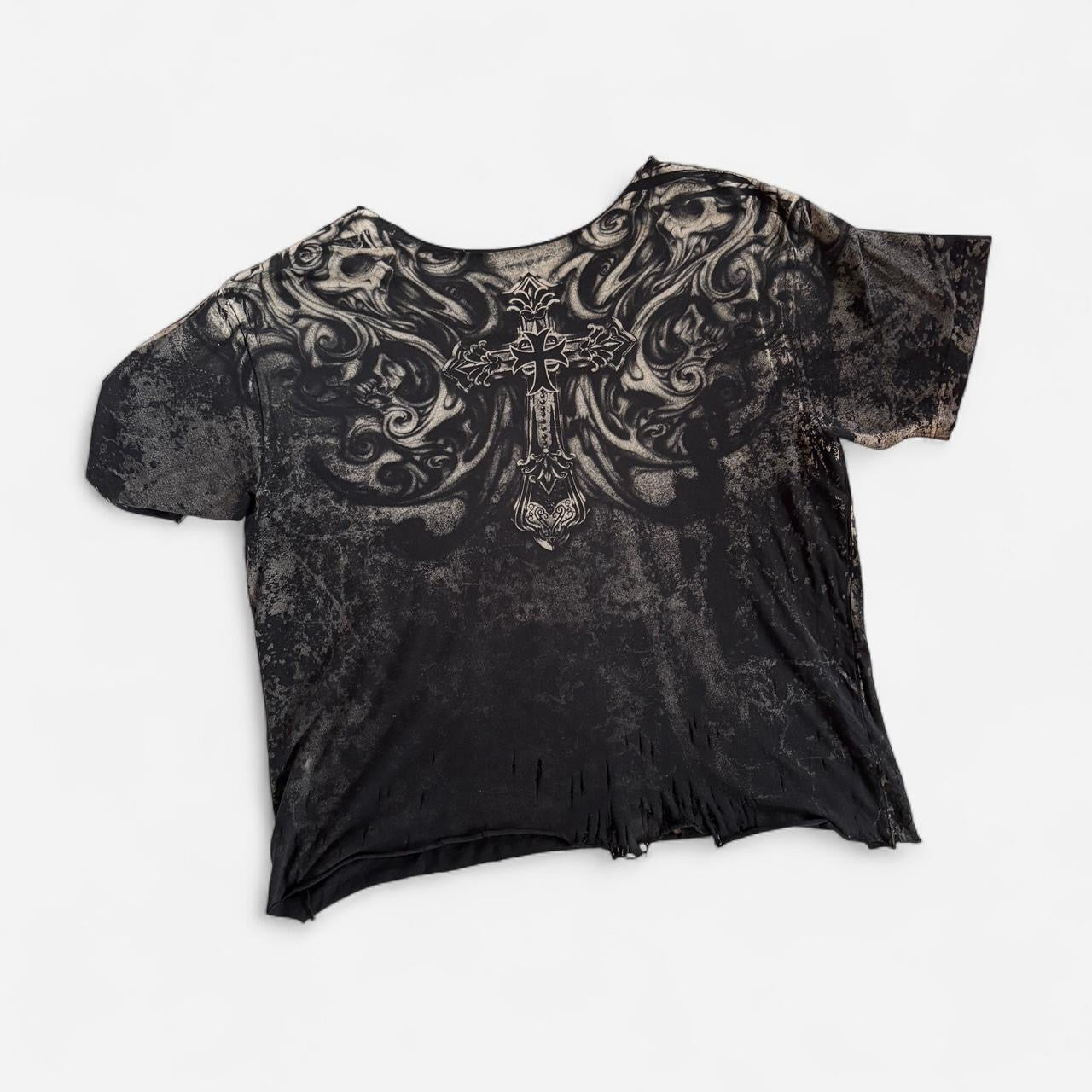 Y2K Xtreme Couture Thrashed T-Shirt (XL-2X)