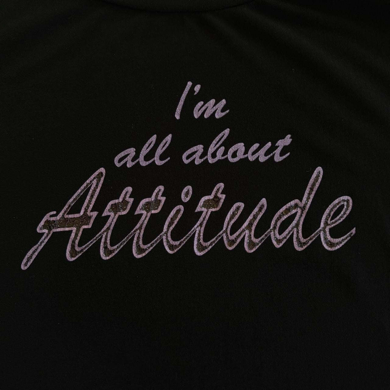 90s Attitude Baby Tee (M/L)