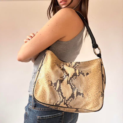 Snakeskin Leather Purse