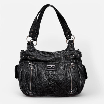 Y2K Vegan Leather Shoulder Bag