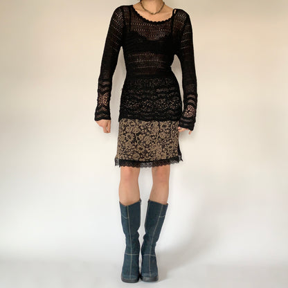 Vintage Crochet Top (S/M)