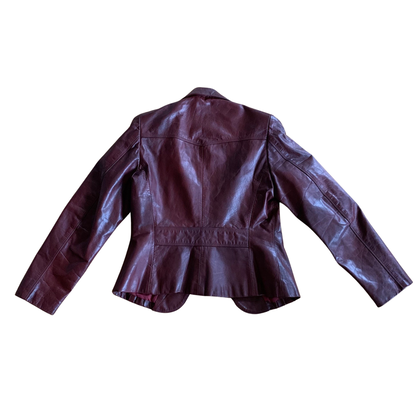 Vintage 1970s Leather Blazer (S)