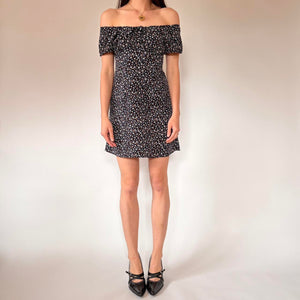 90s Floral Babydoll Dress (XS)
