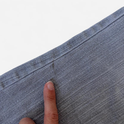 Y2K Gray Studded Flare Jeans (S)