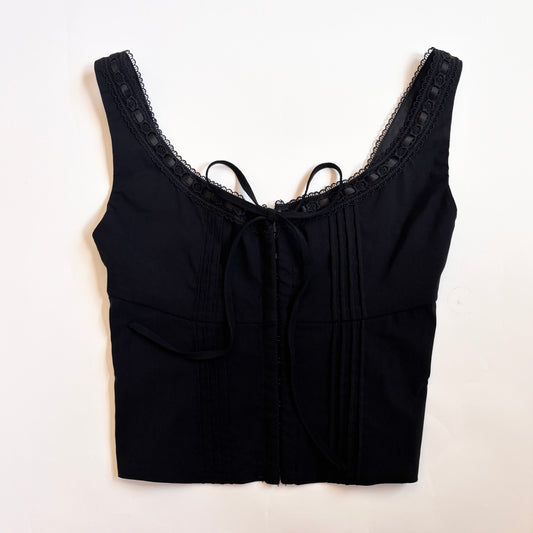 2000s Noir Milkmaid Tank (XS)