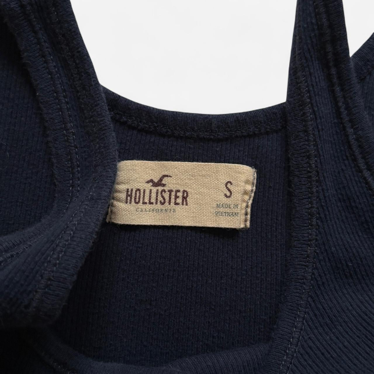 Hollister Navy Ribbed Tank Top (XS/S)