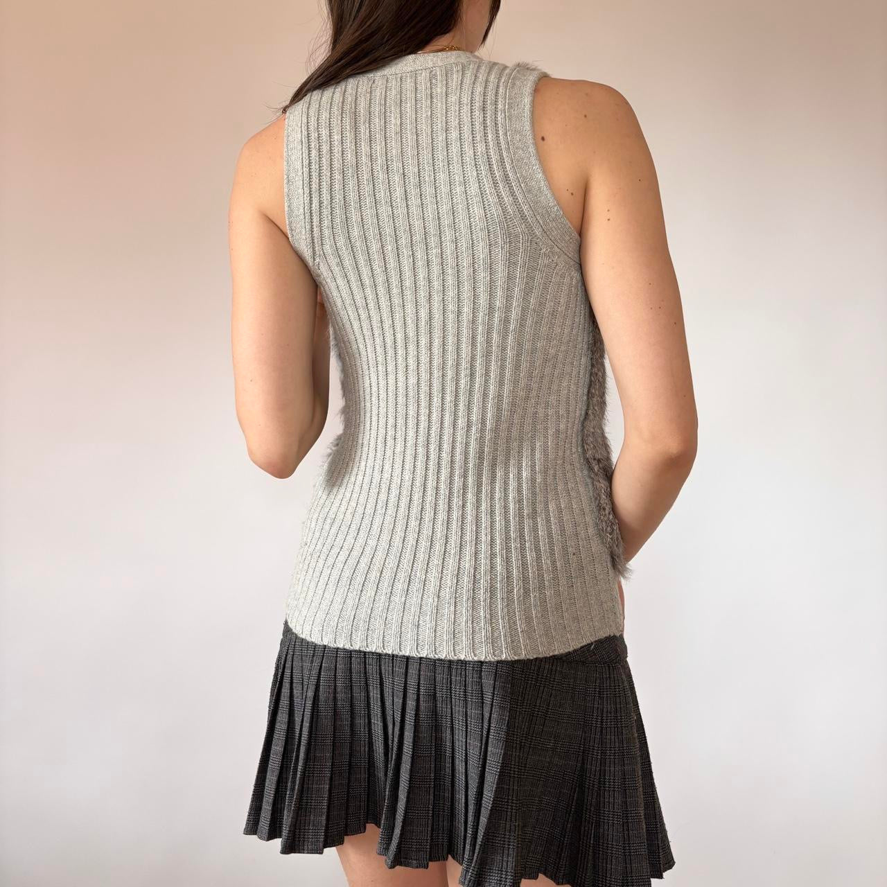 Armani Rabbit Fur Sweater Vest (XS)