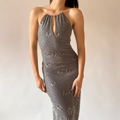 Y2K Butterfly Fringe Dress (S)