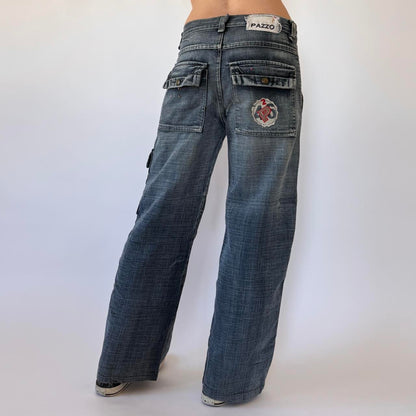 Y2K Streetwear Jeans (S)