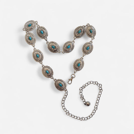 Western Concho Chain Belt