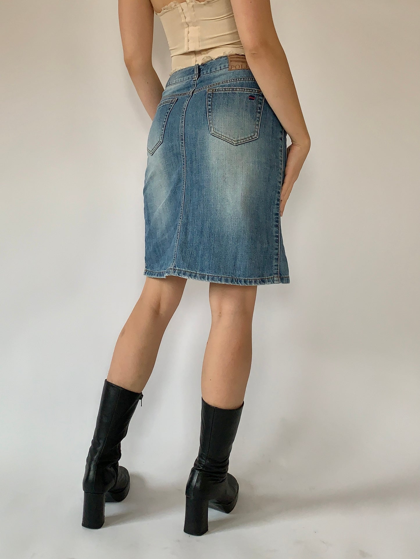 Y2K Denim Midi - Small