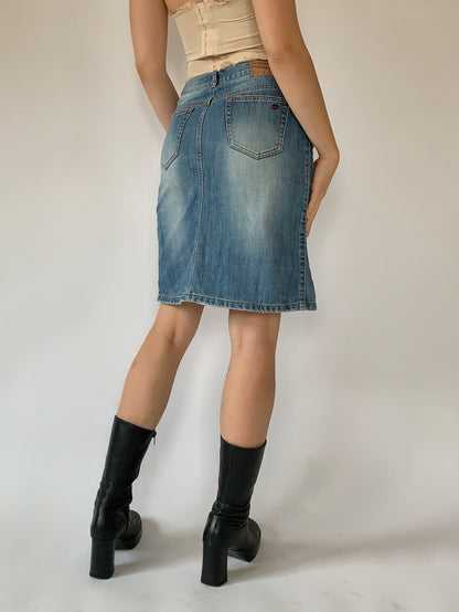 Y2K Denim Midi - Small