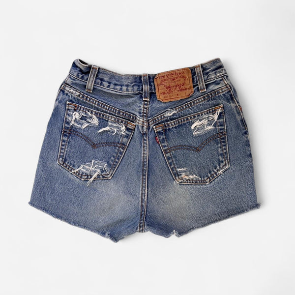 Levi’s 80s Distressed Cutoffs (S)