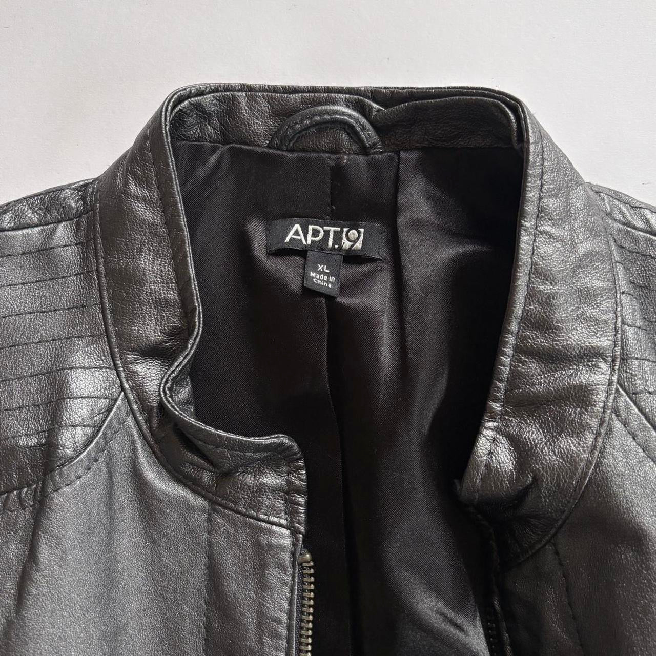 Chrome Genuine Leather Moto Jacket (XL/1X)