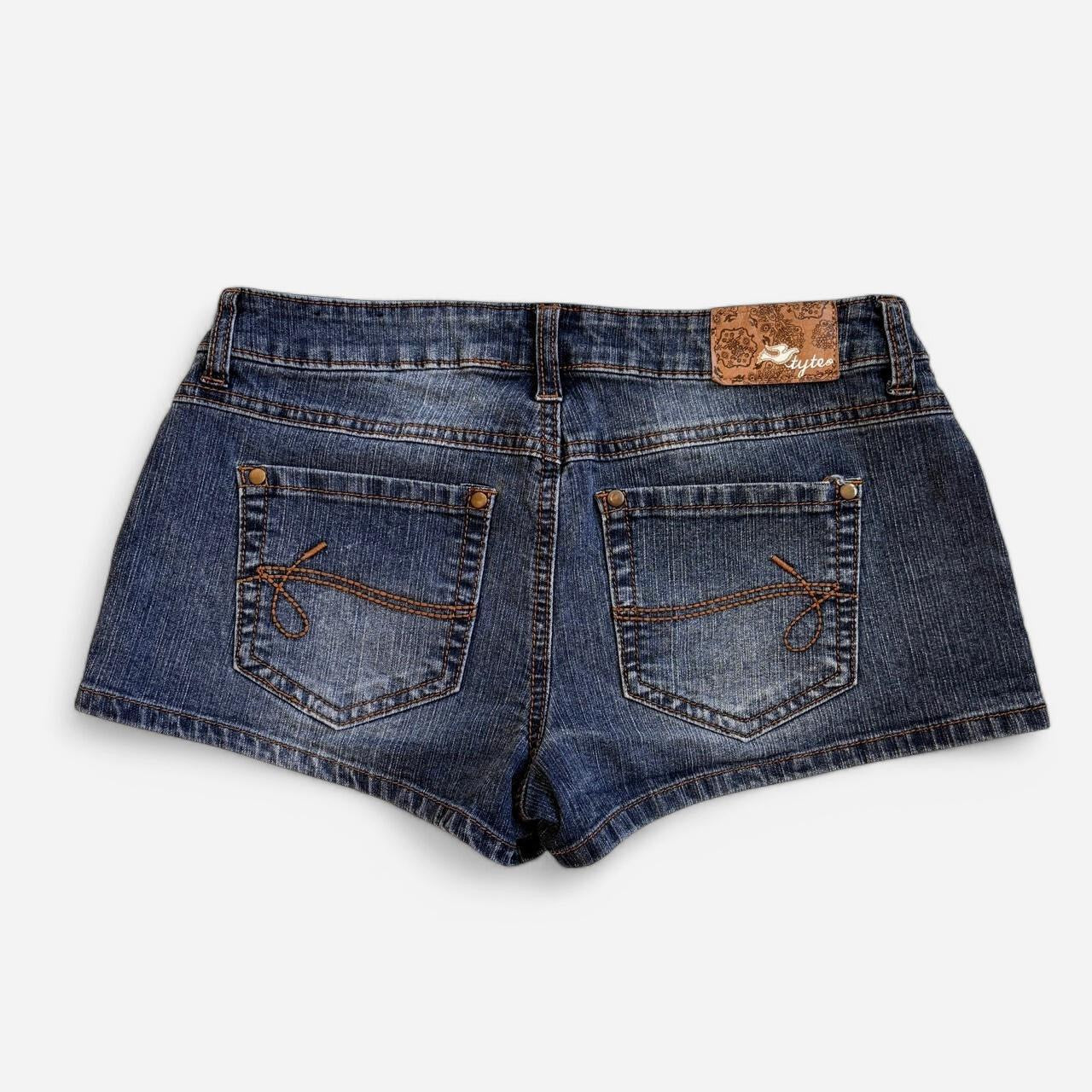 Y2K Low Rise Micro Denim Shorts (XXS/XS)