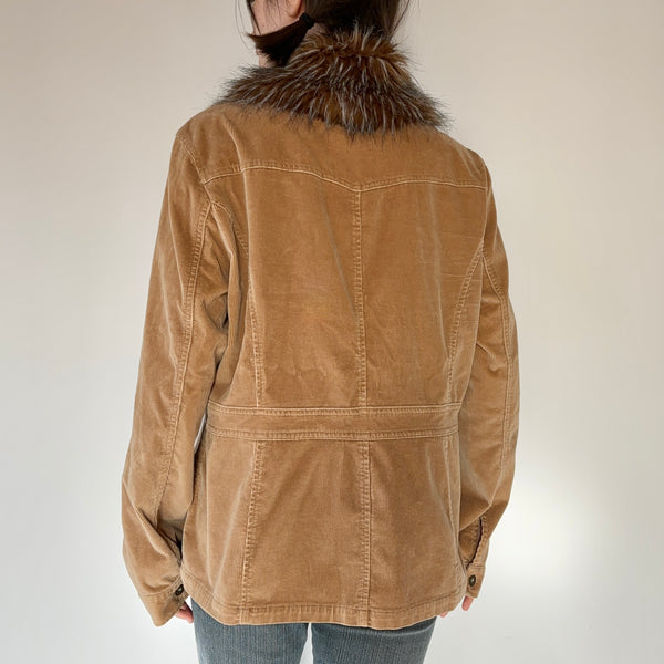 Y2K Corduroy Penny Lane Jacket (XL)