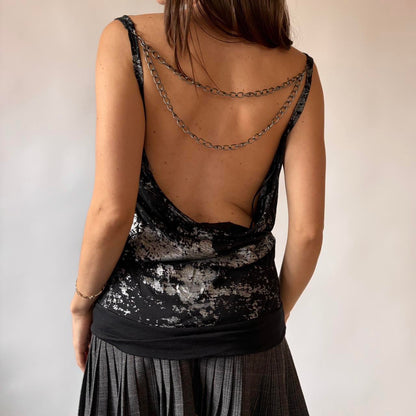 00s Indie Sleaze Chain Top (S/M)