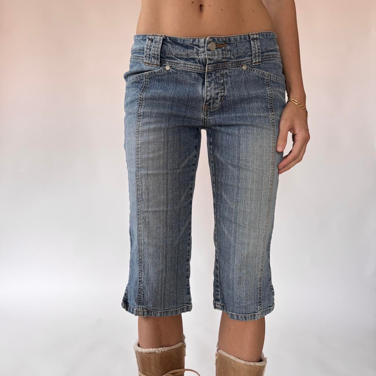 Y2K Denim Capris (XS)
