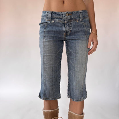 Y2K Denim Capris (XS)