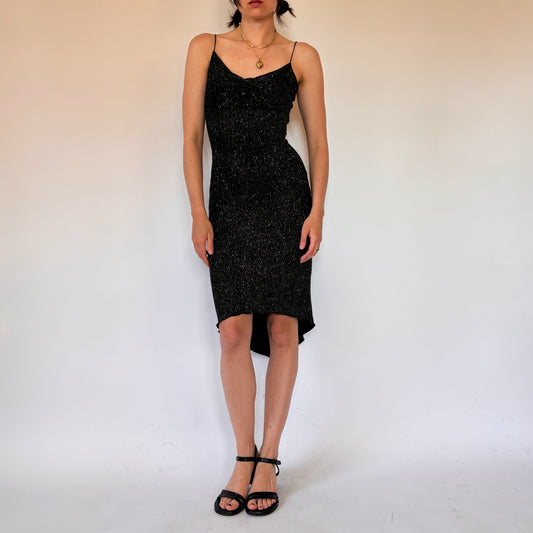 Y2K Glitter Midi Dress (XS/S)